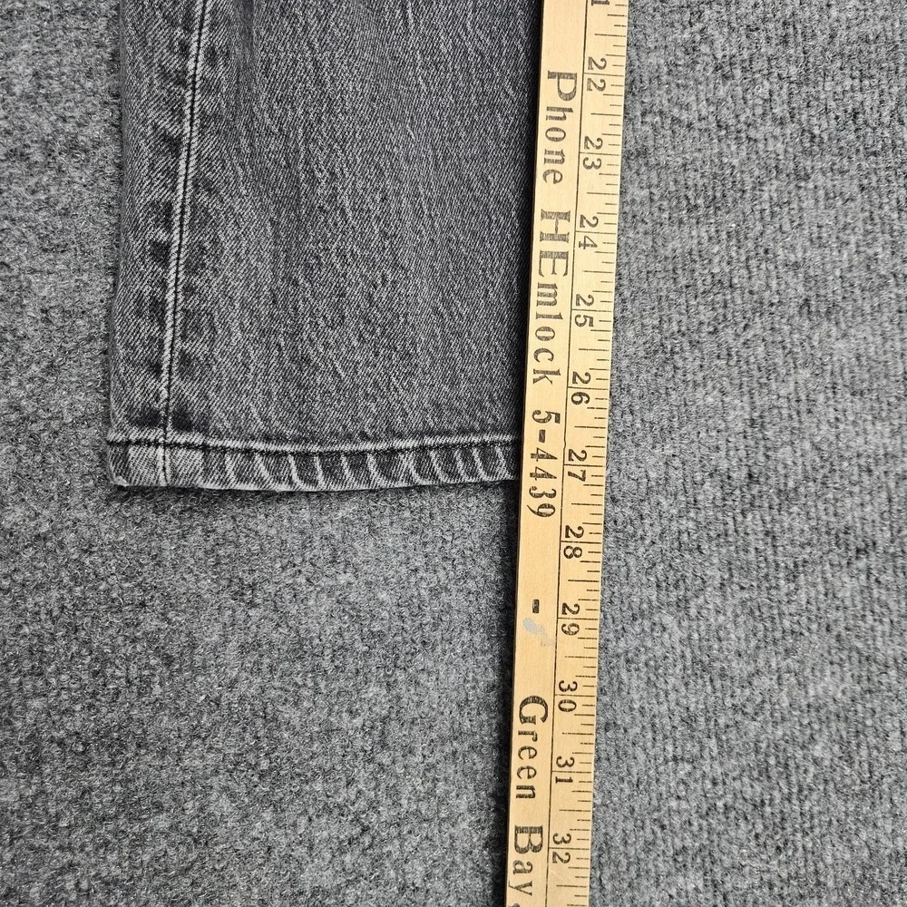 Levi 501 Original Fit Jeans Mens 27x28 Gray Straight Leg Denim Classic Casual